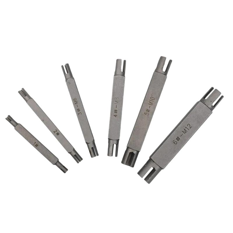 Double Head Extractor Broken Tap Extractor DIY Projects M10 Broken Tap Removal Tool Set Tap Extractor 6PCS Set