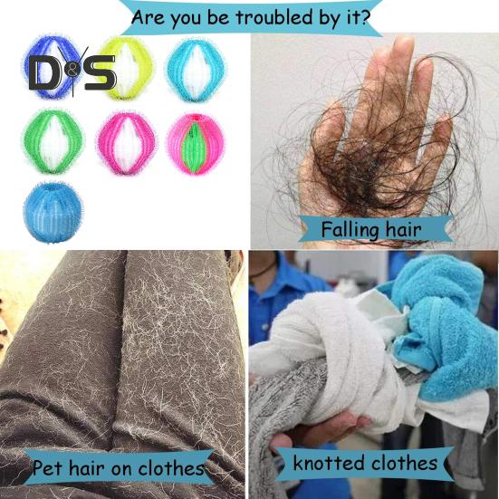 12/16/20Pcs Pet Hair Removal Balls Reusable Laundry Dryer Balls Space-Saving Design Speed Up Drying Time Laundry Ball