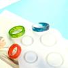 Handmade Earrings Necklace Ring Casting Mold DIY Keychain Mold Assorted Rings Silicone Mold Jewelry Rings Resin Mold