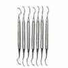 1 stück Dental Professional Gracey Kürette Parodontalen Knochen Küretten Perio Dental Instrument Werkzeug Hand verwenden Dental Zahn Reinigung Scaler