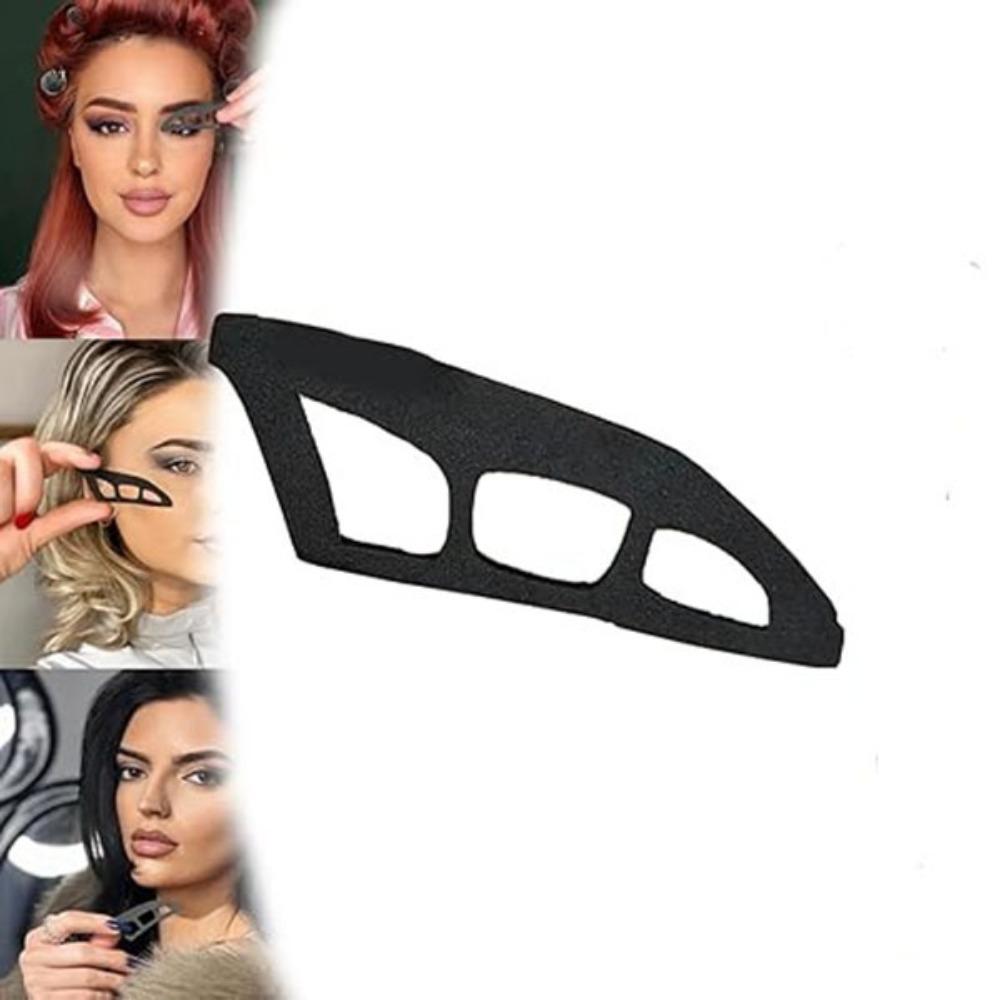 

Multi-functional Eyeshadow Stencil Wing Tips Wearing Aid Eyeshadow Aid Drawing Lady Girls Style 1