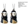 2 Buc. Pandantiv Fantomă Horror Acril 2D Charm pentru Geantă Fantomă Fantomă cu Mătură Decor de Halloween pentru Breloc Mașină