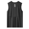 Summer Ice Silk Sports Vest Men's Thin Sleeveless Men's T-shirt Fitness Running Quick-drying Clothes Vest