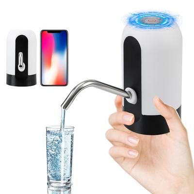 With Blue LED Light Barreled Water Pumping Device Wireless Electric Water Pump USB Rechargeable Automatic Water Dispenser