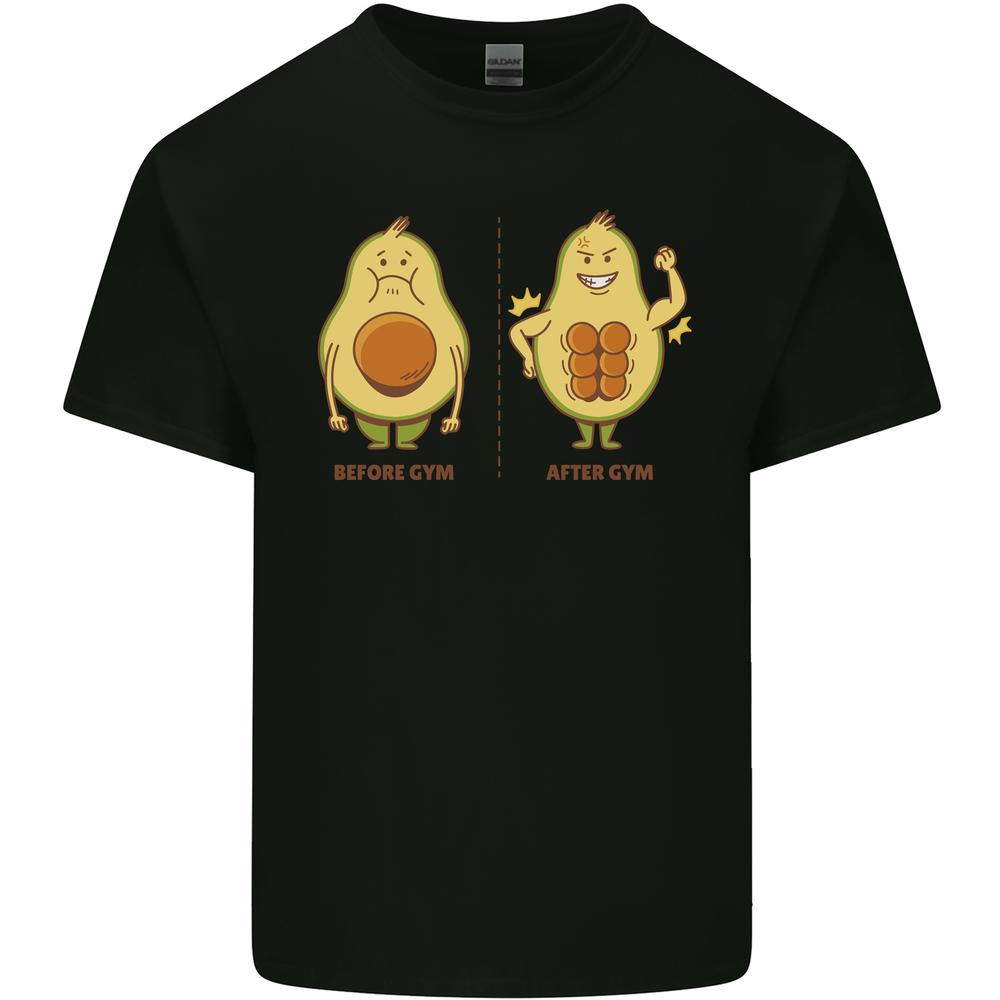 Avocado Gym Funny Fitness Training Healthy Kids T-shirt Childrens XXL
