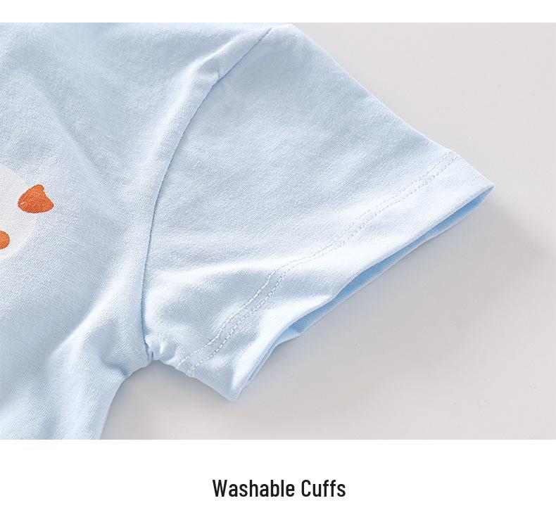 Summer Cotton Baby Romper - Short Sleeve One-Piece for Boys & Girls
