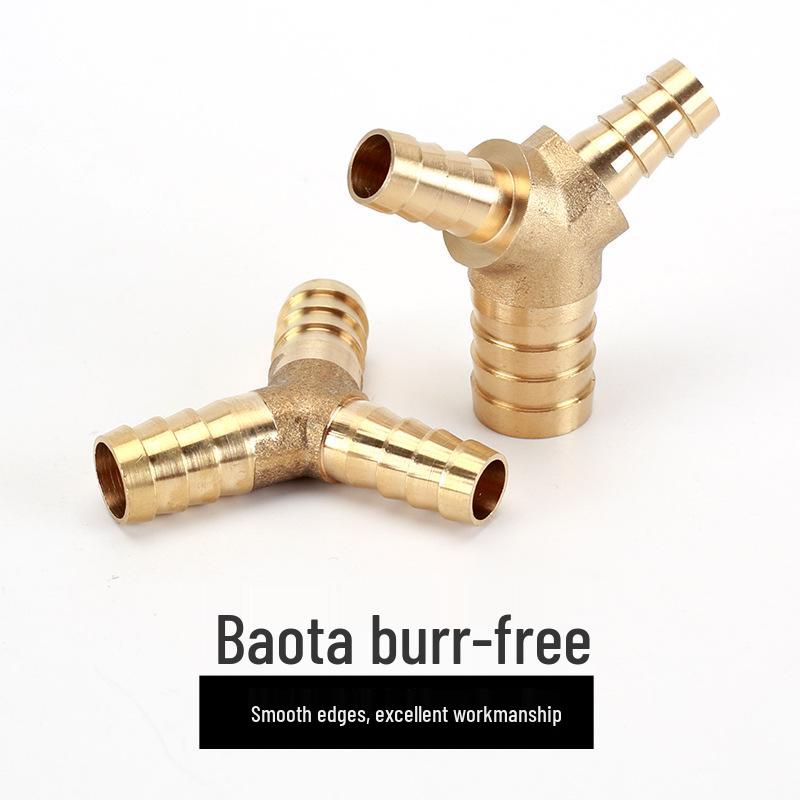 Copper Y-Type Reducing Tee Connector for Soft Water, Oil, and Air Pipes (Sizes 4, 6, 8, 10, 12)