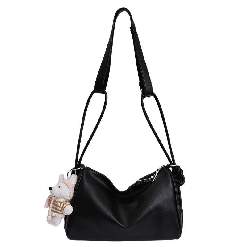 Chic Retro Leather Crossbody Bag: 2026 Summer Collection for Women