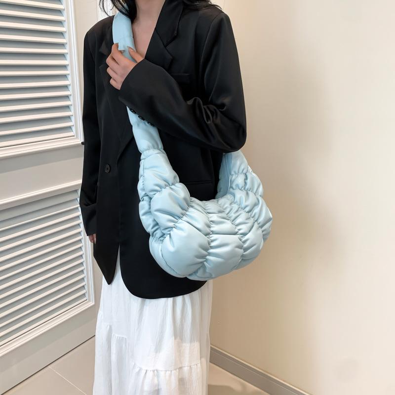 Women's Pleated Crossbody Bag