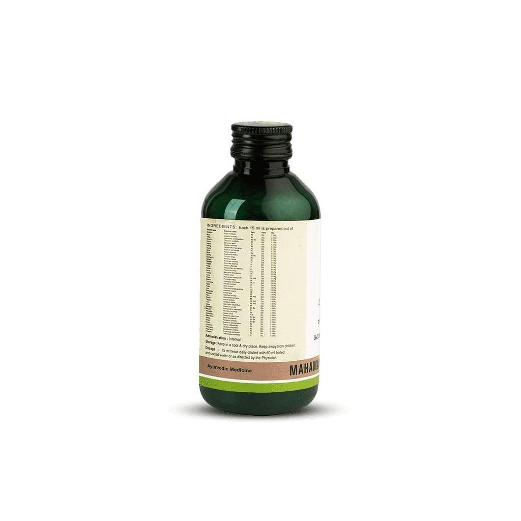 Kerala Ayurveda Mahamanjishtadi Kwath 200 ml Tonique Détoxifiant à Base de Plantes Pour le Bien-être de la Peau et l'Équilibre Corporel Quotidien