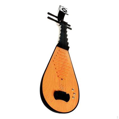 Simulation Classic Electronic Pipa Chinese Lute Guitar Playable Music Toy