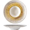 Ceramic Hat Plate Luxury Hotel Tableware Creative Western Dinner Plate Gradient Spray Pasta Dish