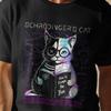 Kot Schrodingera Plan Ucieczki Zabawny Nerdy Czytanie Książki Nauka Fizyka Mem Koszulka Vintage Moda Unisex Wszechstronny