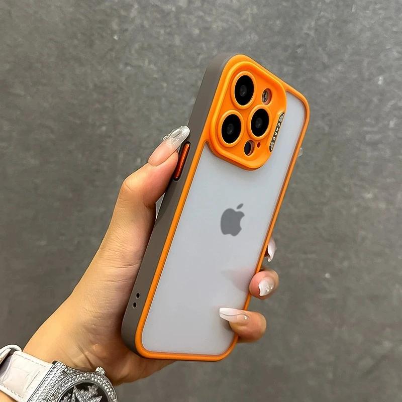 

Роскошный прозрачный противоударный чехол для телефона для iPhone 12 13 15 14 Pro Max Plus, прозрачный чехол-бампер For iPhone 15Pro Max