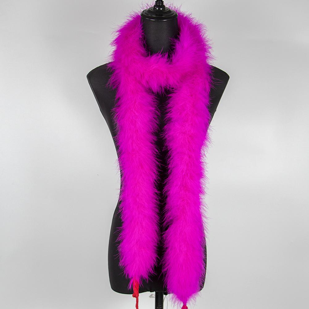 2M Marabou Turkey Feather Boa Trim 50g Scarf Costume Christmas Tree Decor Shawl Fluffy Plume DIY Craft Wedding Dress Accessories