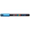Farbstift - POSCA - PC1MR - Set mit 12 Stück - Extrafeine Spitze 0,7 mm - Metallisch Blau