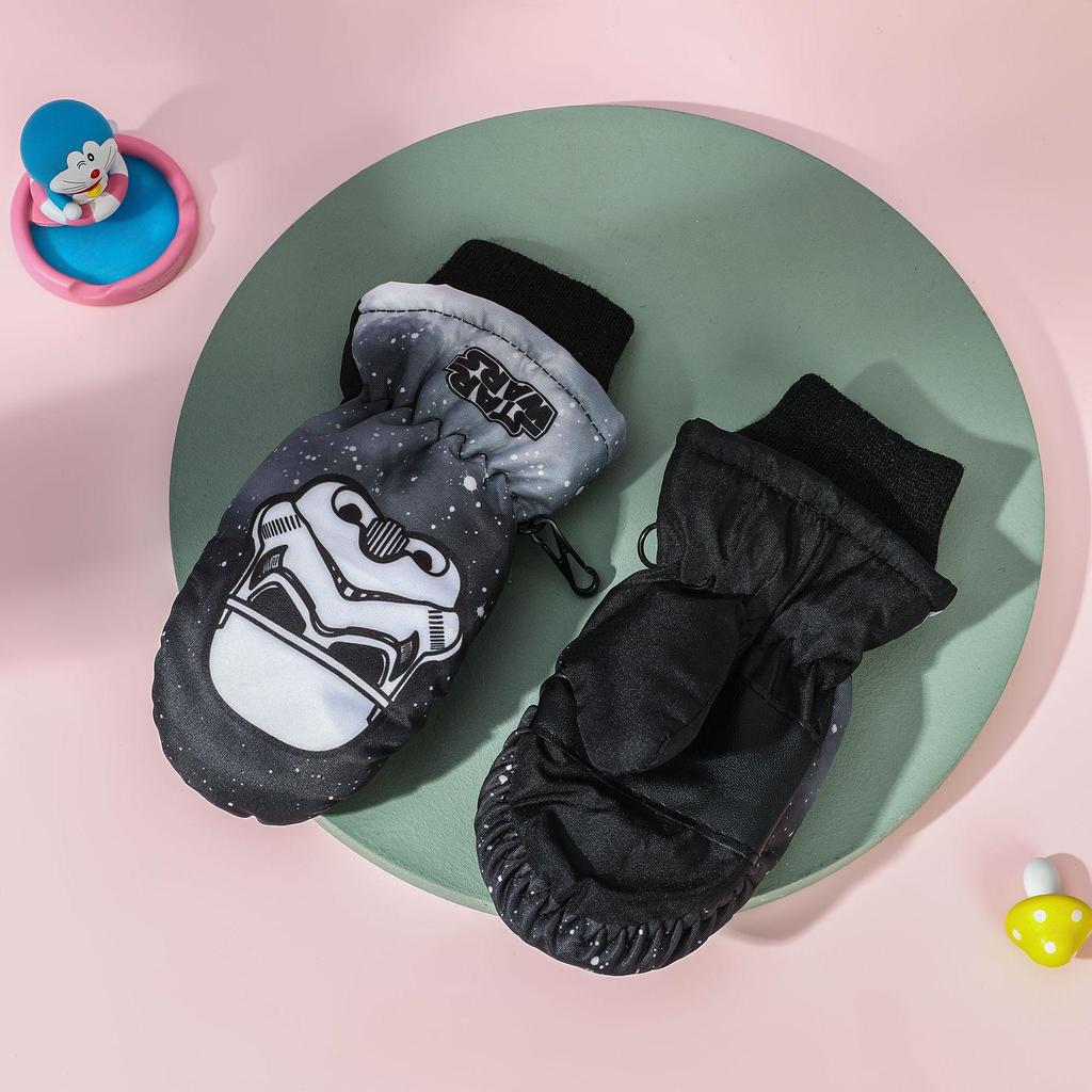Premium Children's Fleece Ski Gloves - Warm, Thick, Non-Slip Winter Outdoor Gloves for Kids and Babies