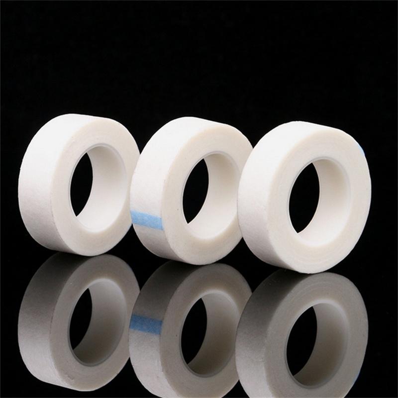 5/10/50/100 Stück 9m*1,25cm Weißes Klebeband Augen Wimpernpflaster Atmungsaktives Medizinisches Papierklebeband Wimpernverlängerung Fussel Augenlidaufkleber
