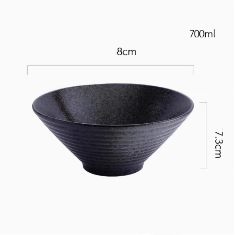Japanese Ceramic Ramen Bowl – Creative Soup Bowl for Home or Restaurant Use