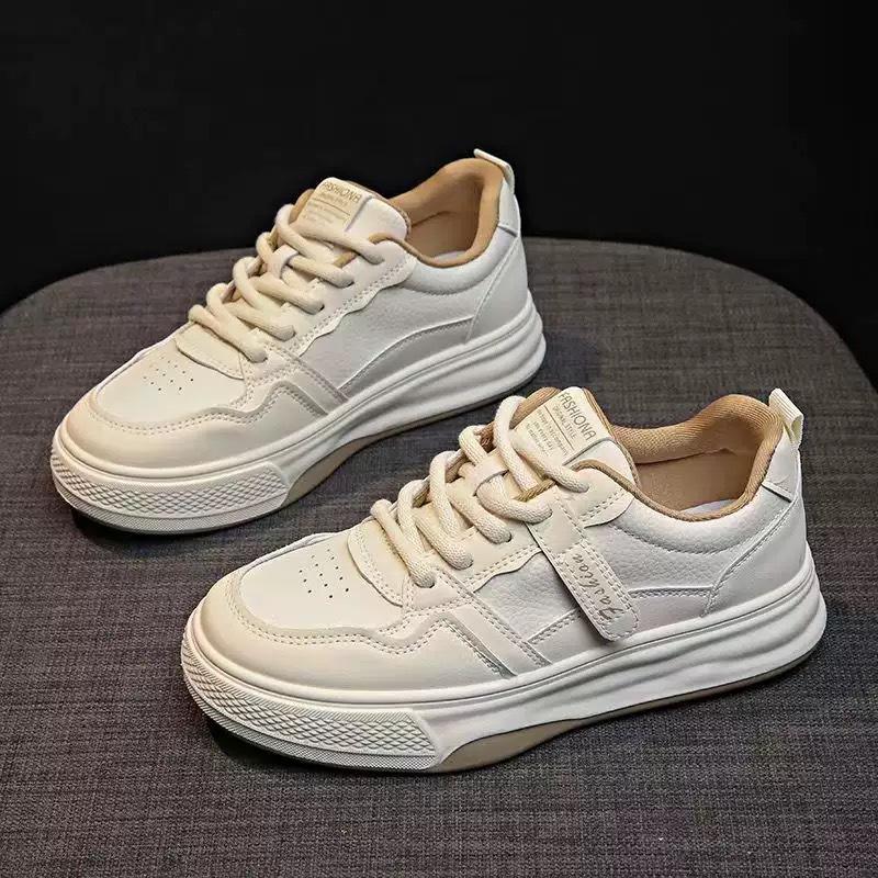 Little white shoes women's spring and autumn versatile women's shoes sports casual thick baseplate shoes round head fashion shoes