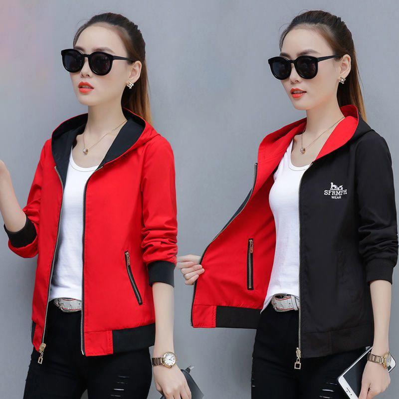 

Женская куртка-бомбер Danmo на молнии в стиле ретро, ​​повседневное пальто, верхняя одежда больших размеров S красный