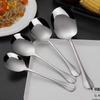 Kitchen Supplies Rice Distributing Soup Spoon Public Spoon Tableware Buffet Serving Spoon