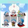 Søt Doraemon-figur Søt PVC Samleobjekt 7 cm Avslappende Skrivebordsdekorasjonsmodell
