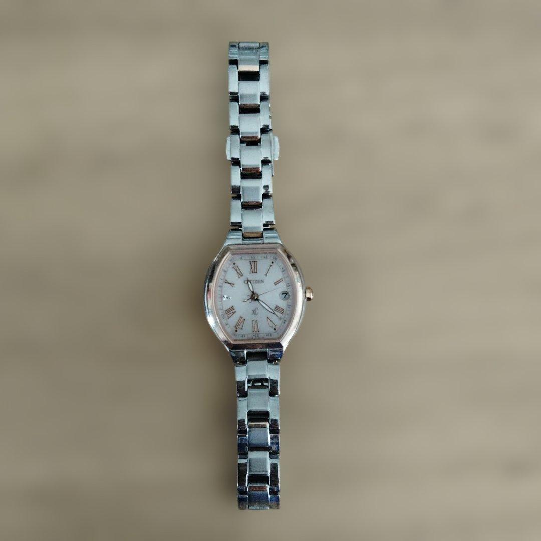 Used Citizen Cross Sea Radio Solar Pink Ladies Watch