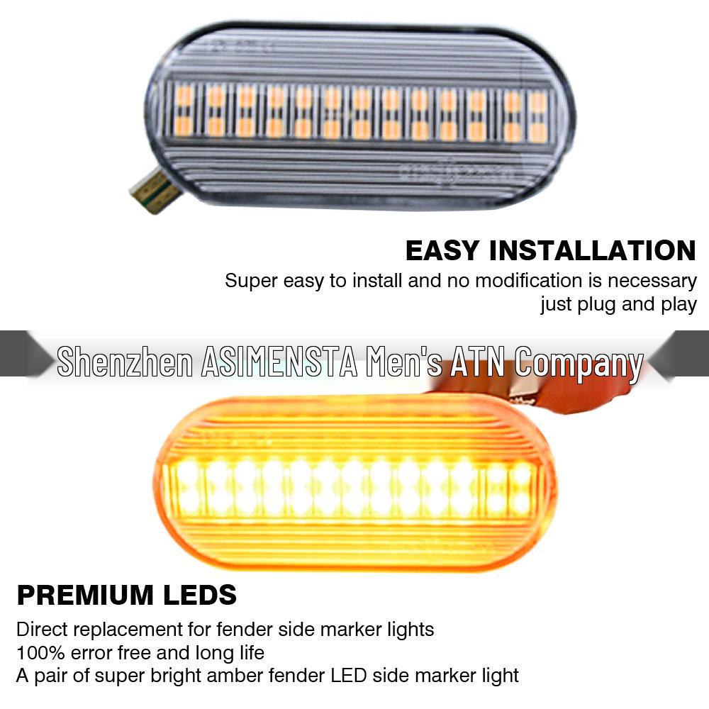 Volkswagen Bora Jetta Golf LED Flowing Water Fender Turn Signal Side Light Connector