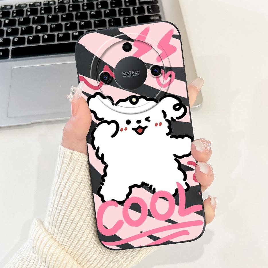 For Honor X9b Case Magic6 Lite ALI-NX3 Cute Panda Cartoon Cover Shockproof Phone Case For Honor Magic 6 Lite HonorX9b Soft Shell