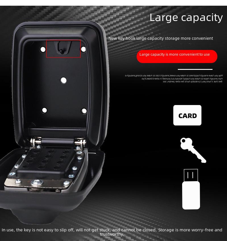 Cutie de blocare cu chei, montată pe perete, impermeabilă, pentru securitate