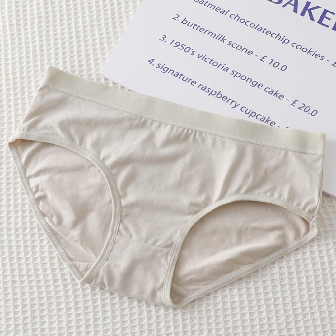 

Женское хлопковое нижнее белье без треков, удобные дышащие простые однотонные брюки XL серый