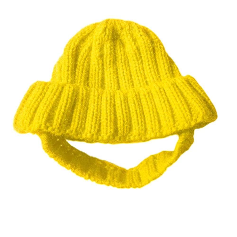 Cozy Soft Knit Pet Knitted Hat Windproof Winter Dog Cap Cute Warm Dog Beanie Winter Season