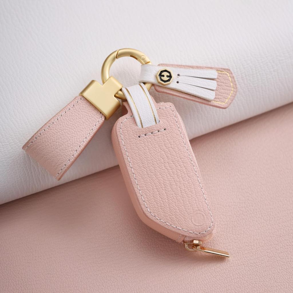 Smasol Miwa Luxeski Case, Genuine Leather Dull Color / Dull Pink, S