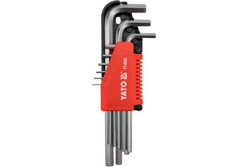 HEX KEYS SET 9 PIECES 1.5-10MM - YT-0500