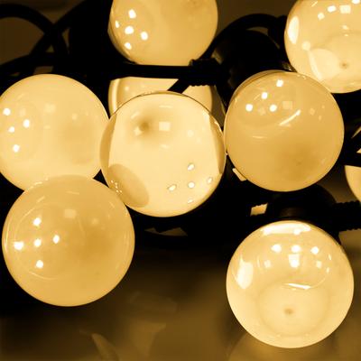 Lumières d'extérieur 50 LED Guirlande de Noël 6m IP44 blanc chaud Rebel