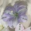 Creative Simulation Flower Bag Pendant Exquisite Phalaenopsis Orchid Lily Keychain Backpack Decoration Accessories Gifts