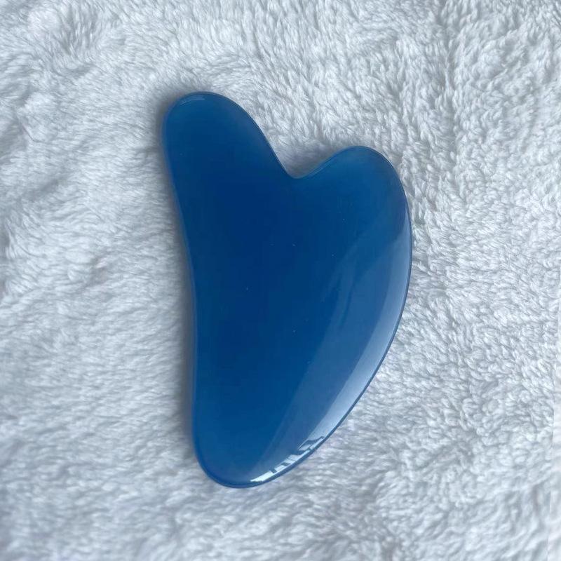 Resin Heart-Shaped Massage Scraping Tablets for Full Body and Meridian Therapy