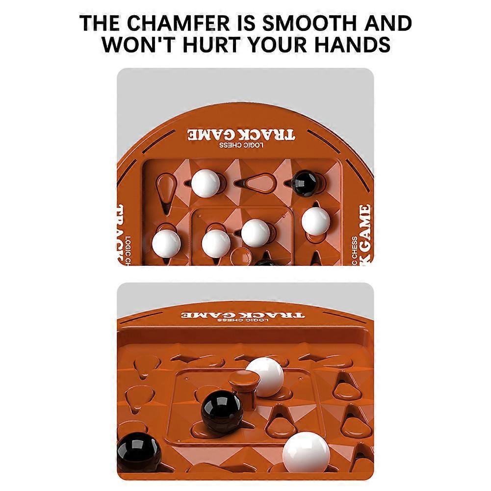 Logic Chess Track Game - Interactive 2-Player Strategy Game, Smooth & Durable Chess Board for Family Fun