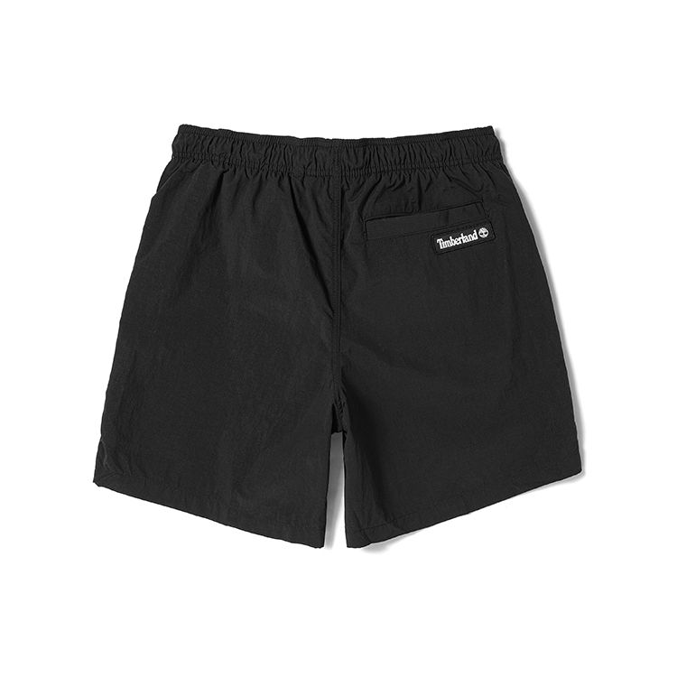 Timberland Outdoor Solid Color Logo Casual Shorts Unisex Shorts Black A5ZZN-001