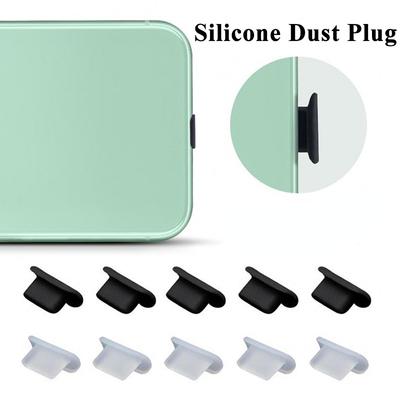 5 pz Silicone Spina Antipolvere Porta di Ricarica Spina di Gomma Tappo di Copertura Antipolvere per Il Iphone 13 Pro Max 12 11 X XS 8 Accessori