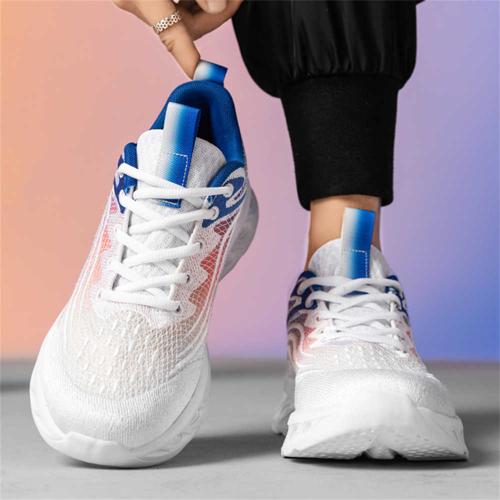 Fashion Number 39 Round Toe White Shoes For Men Casual Sneakers Green White Corrida Running Sport Best Selling College Baskette