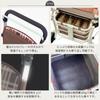 Rakuraku Ken Silver Car Wagon Basket Mount Height 3 Level Adjustment Shopping Cart Shopping Cart Lightweight Compact Stylish Large Capacity Bag with