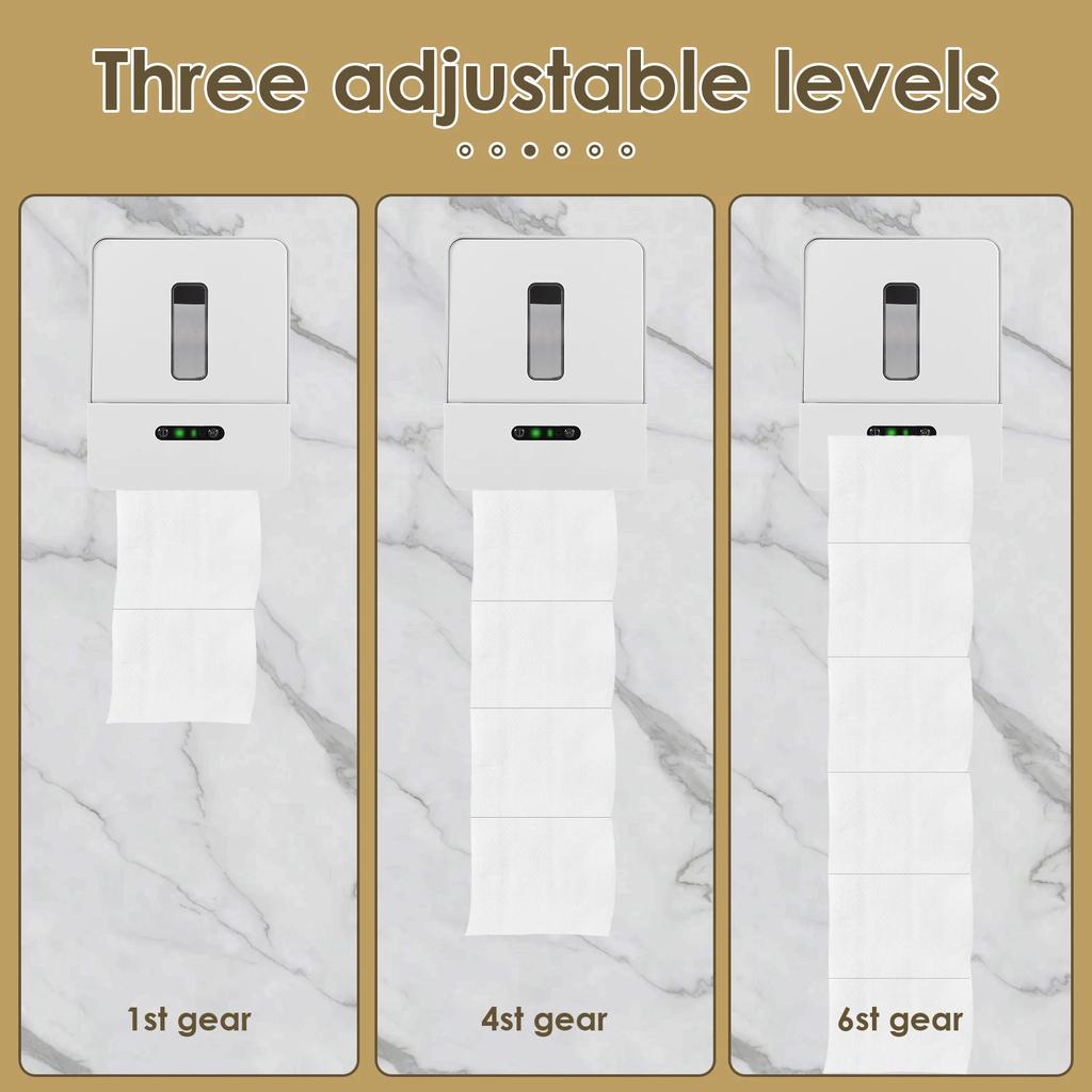 New Induction Toilet Paper Holder ABS Auto Toilet Paper Dispenser Wall Mounted Smart Induction Tissue Box Bathroom Accessories