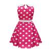 Baby Girls Polka Dot Fancy Dress Halloween Costume Birthday Party Outfit with Mouse Ears Hair Hoop Hot Pink Age [Dressy Daisy] 3-4