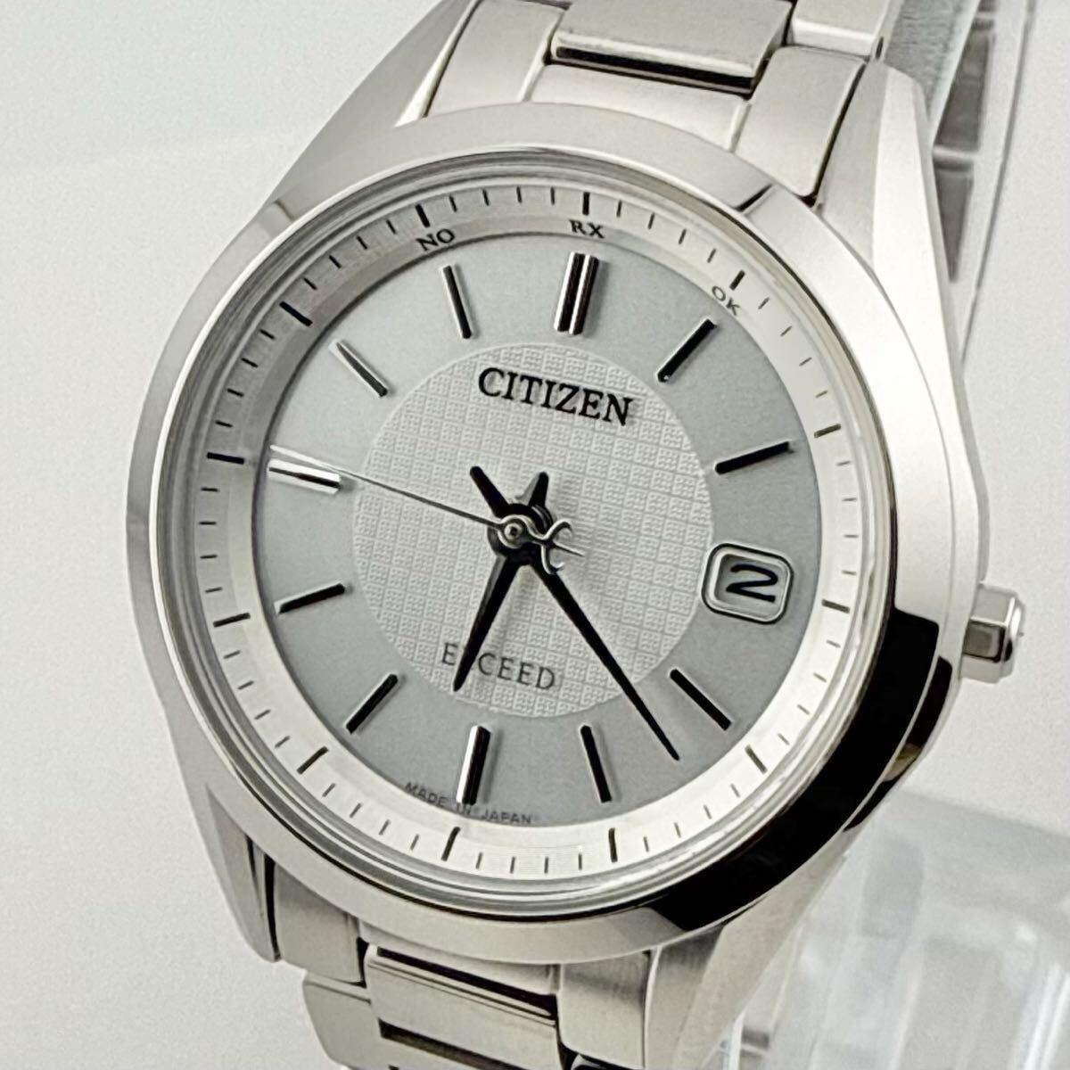CITIZEN H050-T020372 Citizen Exceed Women s Watch Working Product Radio Solar Receipt Confirmed [B439]