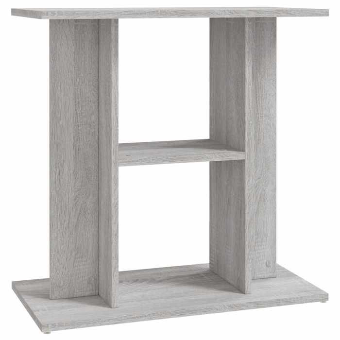 VidaXL Aquarium Stand Sonoma Grey 60x30x60 Cm Engineered Wood 833573