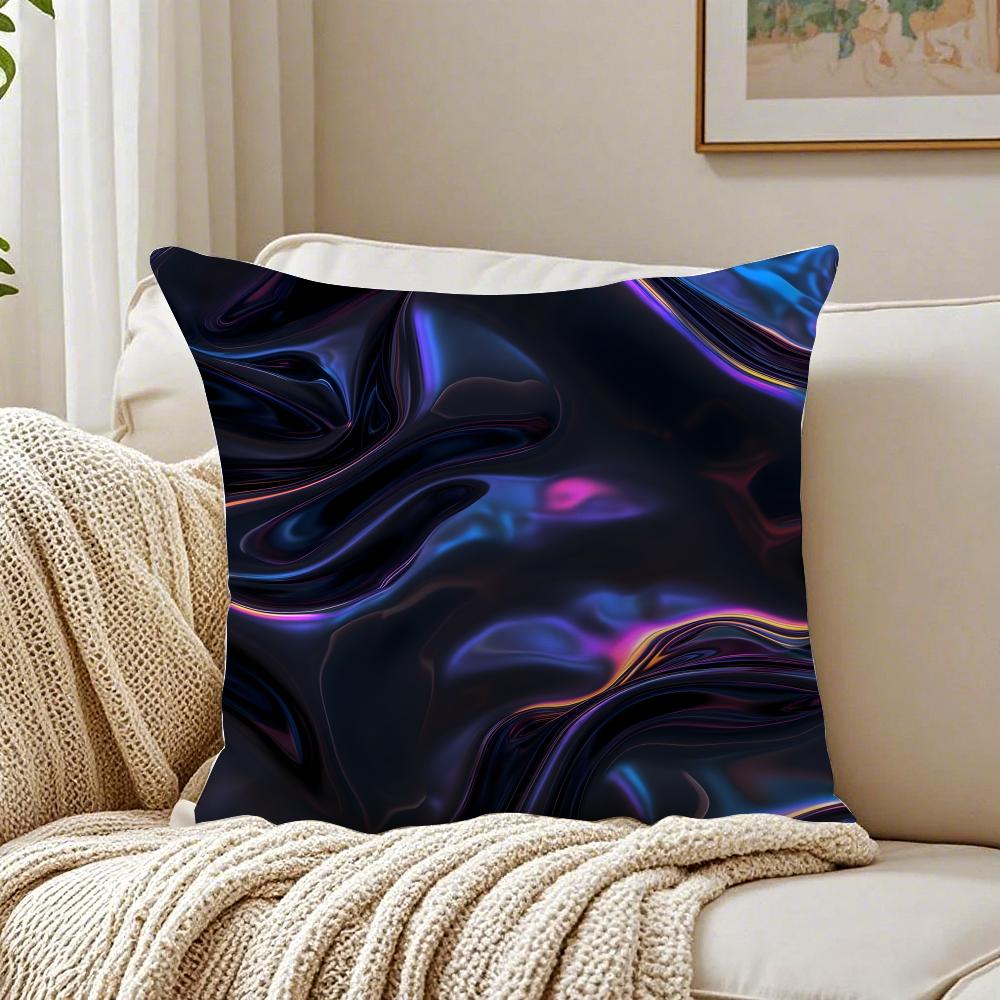 Dark Color Scheme Pillow High-End Sofa Cushion Cover Pillowcase Anti-Dustmite Living Room Sofa Decor Cushion Room