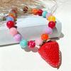 Mehrschichtige Perlen Frucht Halskette Bunte Perlen Böhmische Schlüsselbein Kette Lustiger Mehrschichtiger Choker Geschenk