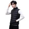 Men's Stand-up Collar Zipper Vest Jacket - Down Cotton, Plus Size, 2019.